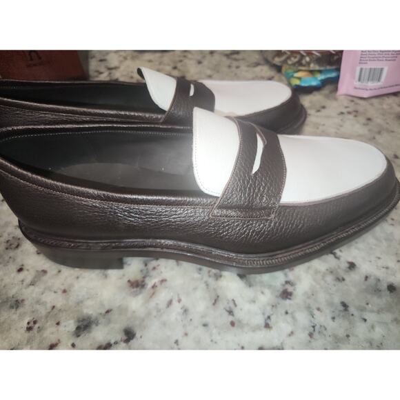 Massimo Church Men\'s Italian Leather Loafer Size 44/10.5 D USA New main image 5